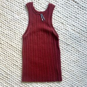 NWOT Anthropologie Ribbed Tank
